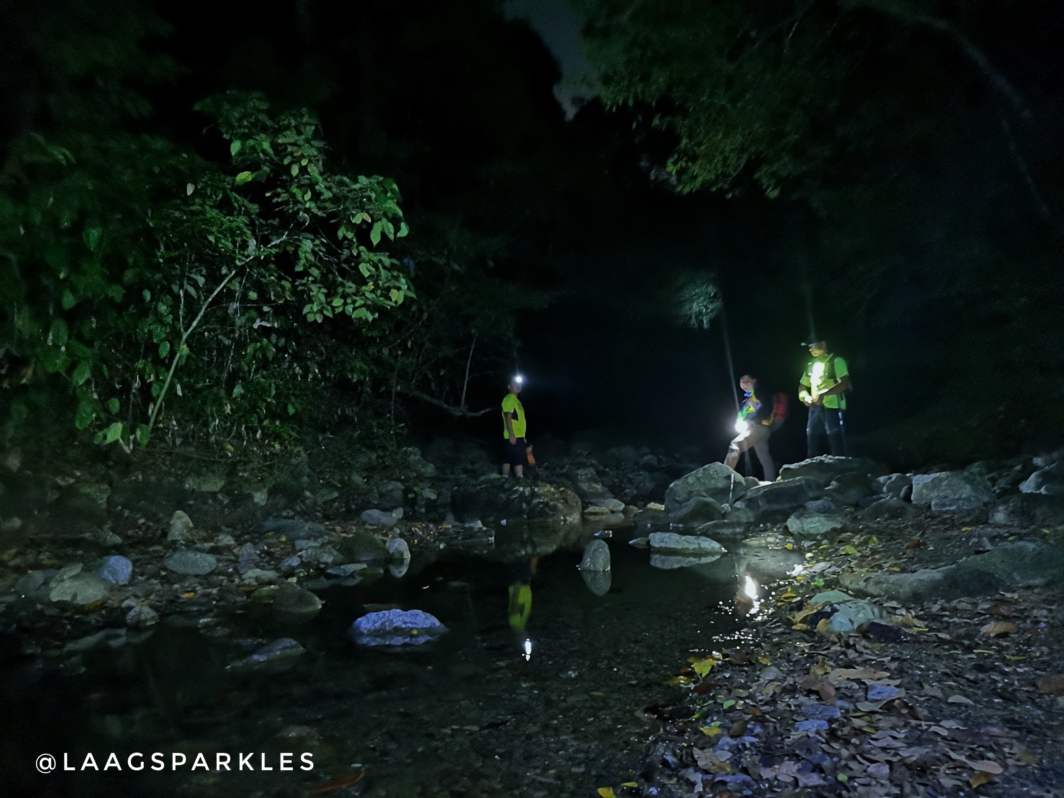 night trek, spartan trail, hiking, camping, bagsakan, pamutan, dakilanglaagan, river, buhisan river, baksan, river trekking