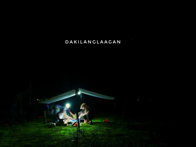 Socials at night at Mt. Mandalagan