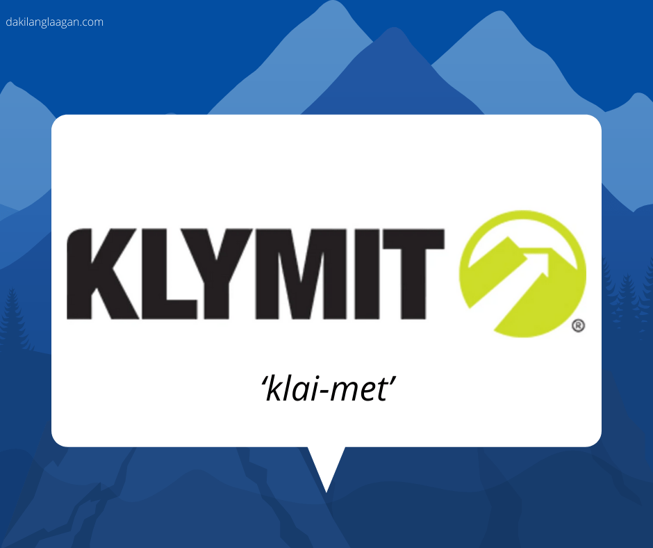outdoor brands, how to pronounce, how to pronounce outdoor brands, dakilanglaagan, mountains, trail running, trailrunning brands, klymit