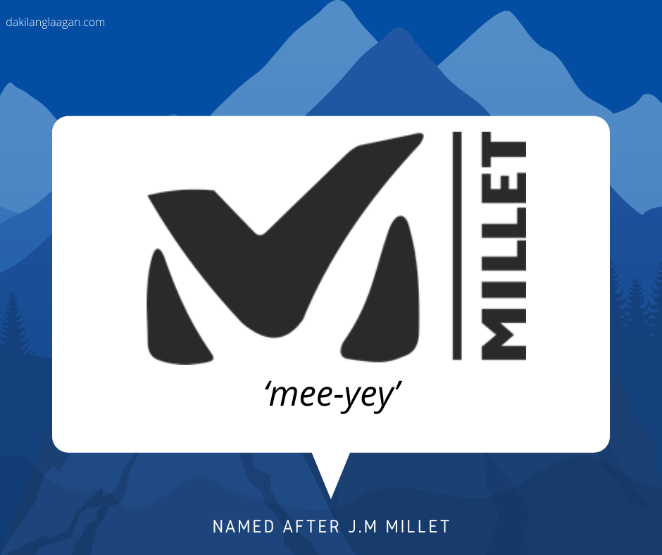 outdoor brands, how to pronounce, how to pronounce outdoor brands, dakilanglaagan, mountains, trail running, trailrunning brands, millet