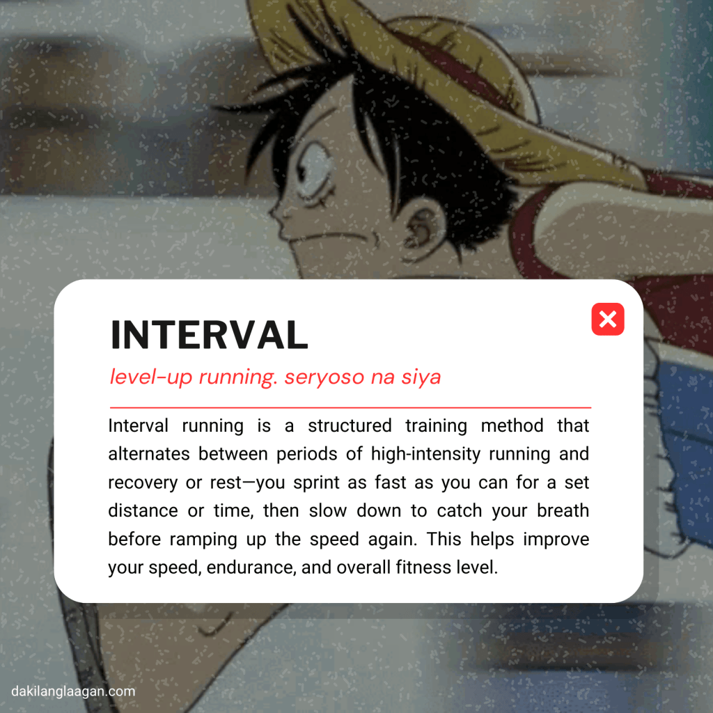 running terms, running vocabulary, beginner runner terminology, essential running terms, definition interval